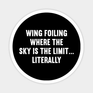 Wing Foiling Where the Sky is the Limit Literally Magnet